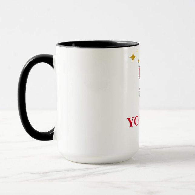 custom text   mug (Left)