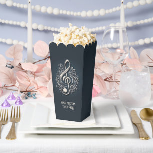 Custom Text Musical Clef Note Favour Box