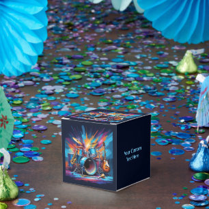 Custom Text Musical Instruments Favour Box