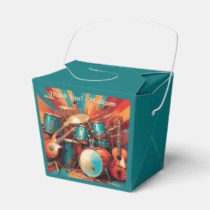 Custom Text Musical Instruments Favour Box