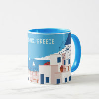 Custom Text Mykonos Greece