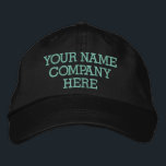 Custom Text Name Colours Hat Embroidered Cap<br><div class="desc">Easy Personalised Embroidered Cap Business Promotional Hats - Add Your Text - Name - Company / Number / Letter / Slogan - Tagline / or Website , Phone , E-mail , Social Media Handle , Address , Logo - Photo / more - Choose Your Colour / Size / Font -...</div>