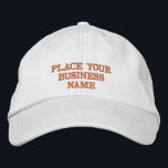 Custom Text & Name Design for Embroidered Hats<br><div class="desc">Create a one-of-a-kind embroidered hat with your custom text and name design. Perfect for personal style, gifts, team events, or promotional merchandise, this template lets you showcase your unique identity in a modern, minimalist style. Make your hat stand out with a sleek, stylish, and personalized design.</div>