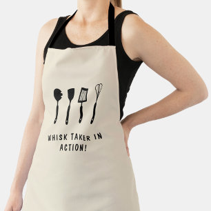 Custom Text / Name in Cream Apron