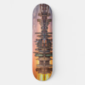 Custom Text New York City Skyline Skateboard (Front)