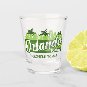 Custom Text Orlando Florida Shot Glass