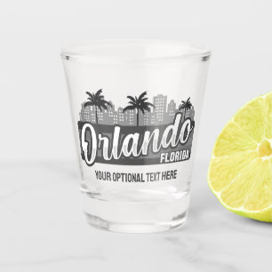 Custom Text Orlando Florida Shot Glass