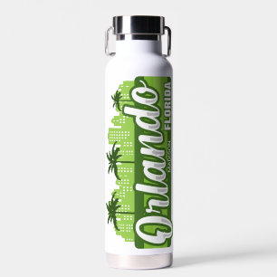 Custom Text Orlando Florida Water Bottle