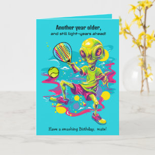 Custom text, Padel Light-Years Ahead Card