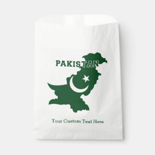 Custom Text Pakistan Favour Bags