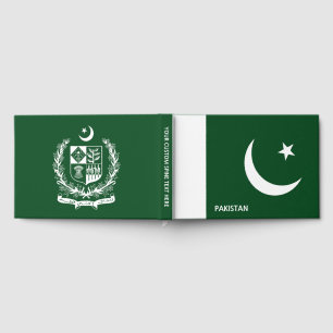 Custom Text Pakistan Guest Book