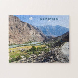 Custom Text Pakistan Jigsaw Puzzle