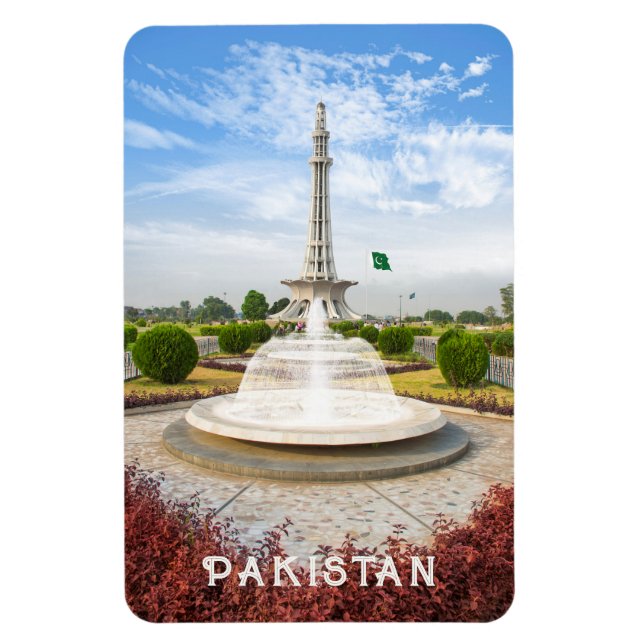 Custom Text Pakistan Magnet (Vertical)