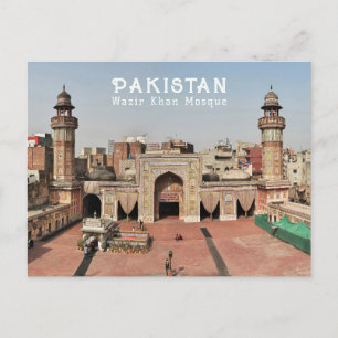 Custom Text Pakistan Postcard