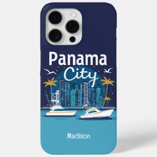 Custom Text Panama City iPhone 15 Pro Max Case