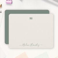 CUSTOM TEXT Personal Monogram Modern Script