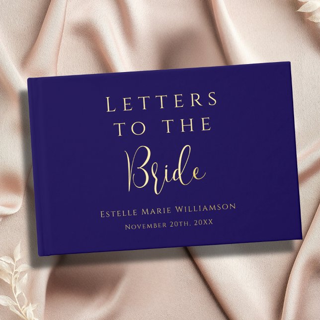 Custom Text Personalised Letters to the Bride  Guest Book (Creator Uploaded)