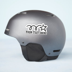 Custom text personalised shooting star vinyl
