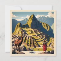 Custom Text Peru Machu Picchu