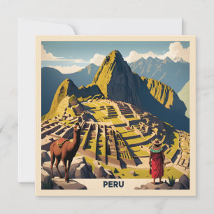Custom Text Peru Machu Picchu