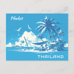 Custom Text Phuket Thailand Postcard