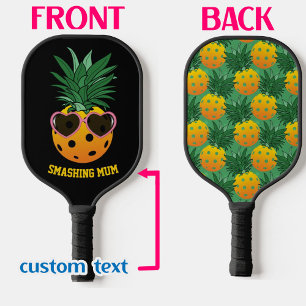 Custom text 🍍🍍Pineapple, 2sided Pickleball Paddle