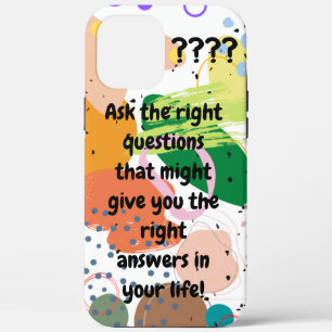 Custom text Quote or favourite idiom abstract whit iPhone 12 Pro Max Case