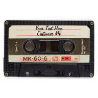 Custom Text / Retro Love Music Cassette Mixtape