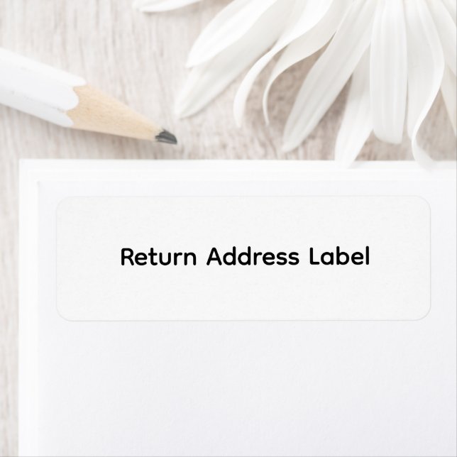 Custom Text | Return Address Label (Insitu)