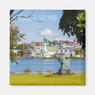 Custom Text Reykjavik, Iceland Magnet