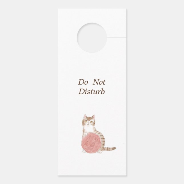 Custom text roses pink door hanger (Back)