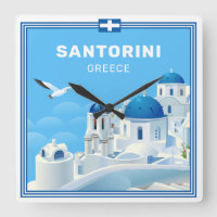 Custom Text Santorini Greece