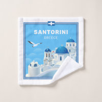 Custom Text Santorini Greece