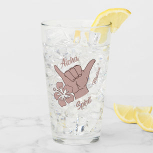 Custom Text Shaka Glass