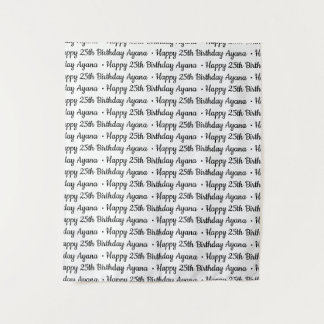 Custom Text Step and Repeat Fabric Banner Tapestry