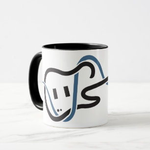 Custom Text Stylised Guitar Mug