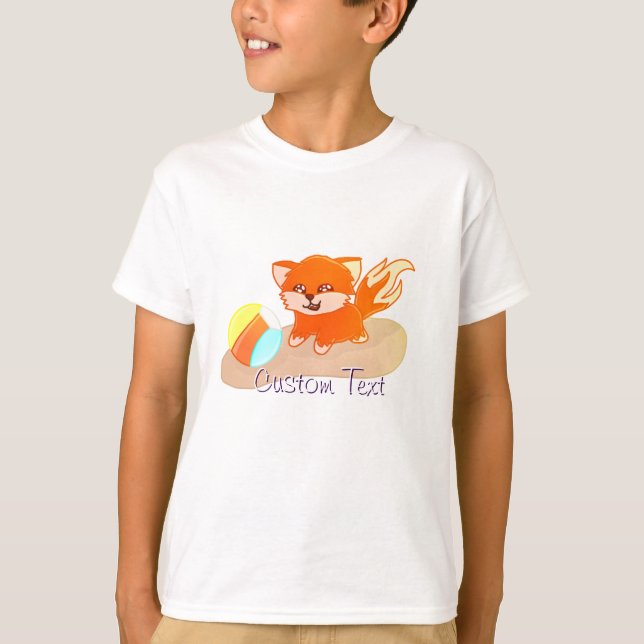 Custom Text Summer Time Toys T-Shirt (Front)