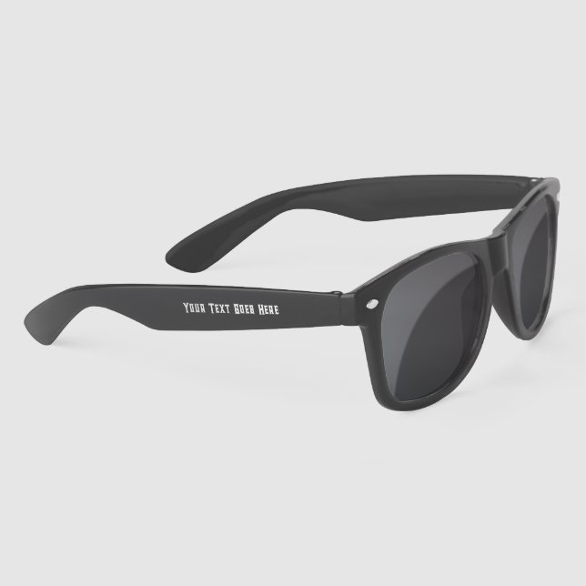 Custom Text Sun Glasses HAMbyWG (Right)