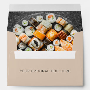Custom Text SUSHI Envelope