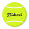 Custom Text Tennis Ball Fridge Magnet