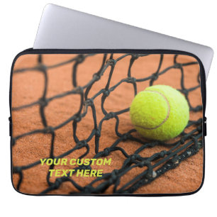 Custom Text Tennis Laptop Sleeve