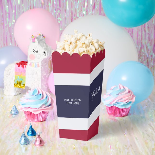 Custom Text Thailand Colours Favour Box (Party)