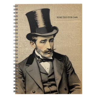 CUSTOM TEXT : The Gentleman | Notebook Journal