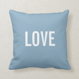Custom Text Throw Pillows Template | LOVE