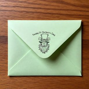 Custom text, Top o’ the Stamp! Rubber Stamp