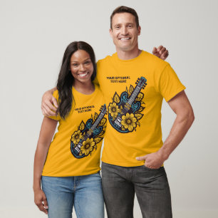 Custom Text Ukulele T-Shirt