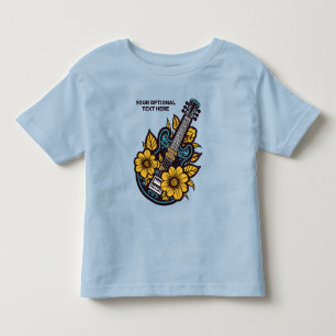 Custom Text Ukulele Toddler T-Shirt