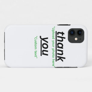Custom Text & Upload Your Photo Personalized iPhone 11 Case