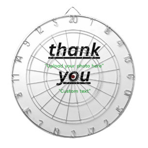 Custom Text & Upload Your Photo Personalized Dartboard