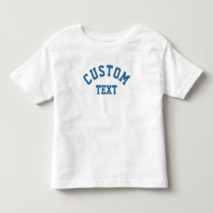 Custom Text Varsity Americana gender neutral Toddler T-Shirt